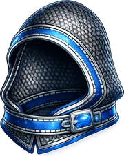 Blue headgear